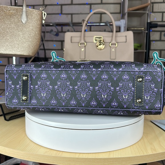 💥DOONEY & BOURKE - Disney's Haunted Mansion Wallpaper Totebag - U008 - Picture 12 of 17